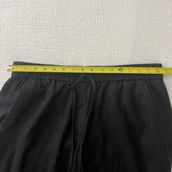 J Crew linen/cotton blend black pants size 10 - Picture 4 of 12